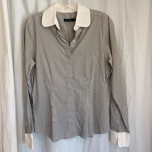 Limited Striped Button Up Dress Shirt